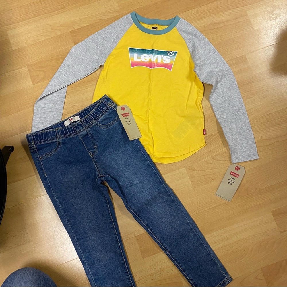 Levi's Boys Shirt and Pants Set NWT